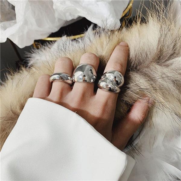 Minimalist French Punk Party Finger Rings