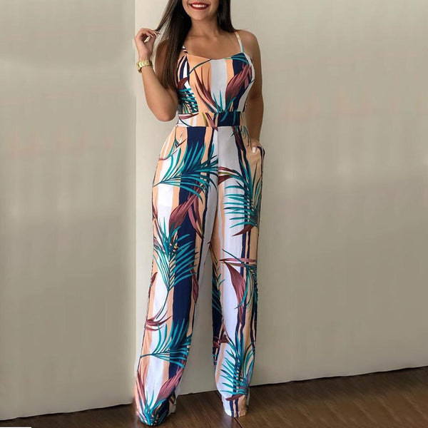 Wide Leg Trousers Rompers