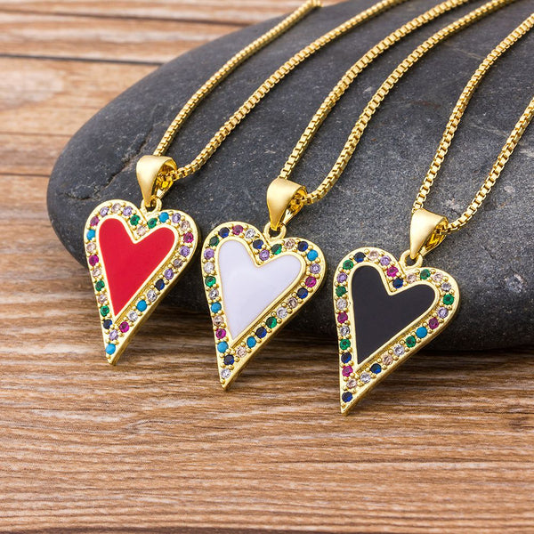 Classic Heart Pendant Necklaces