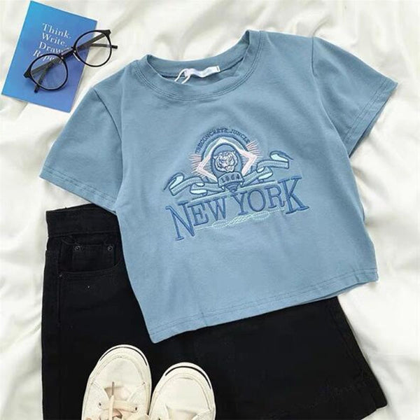 NY Embroidery T shirt