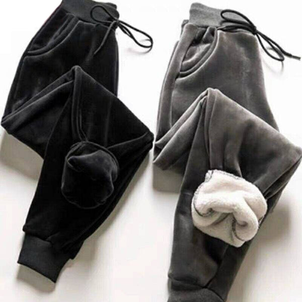 Winter Cashmere Fleece Warm Casaual Pants