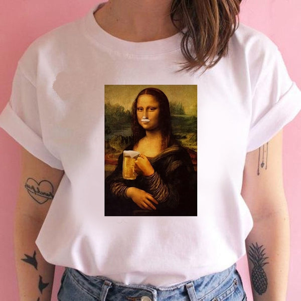 Monalisa Graphic Theme Tshirts