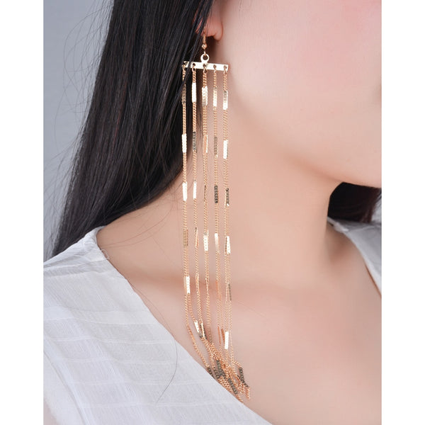 Long Tassel Drop Dangle Earrings