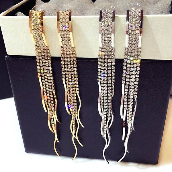 Crystal Statement Dangling Earrings