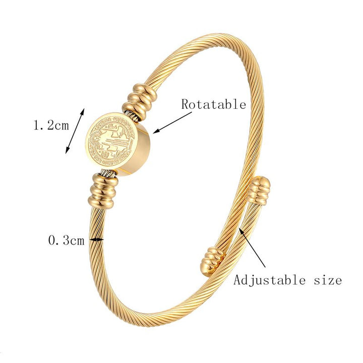 Adjustable Size Bangle Bracelet