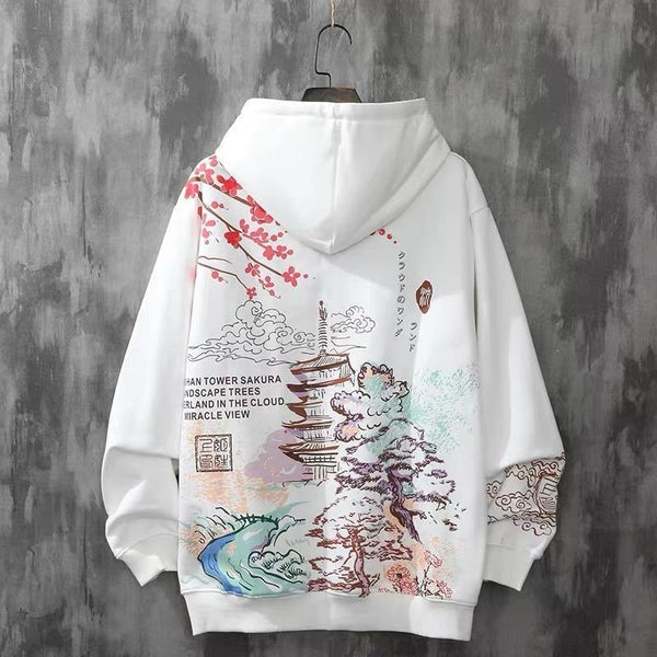 Anime Harajuku Oversized Pullover Hoodies Sweaters