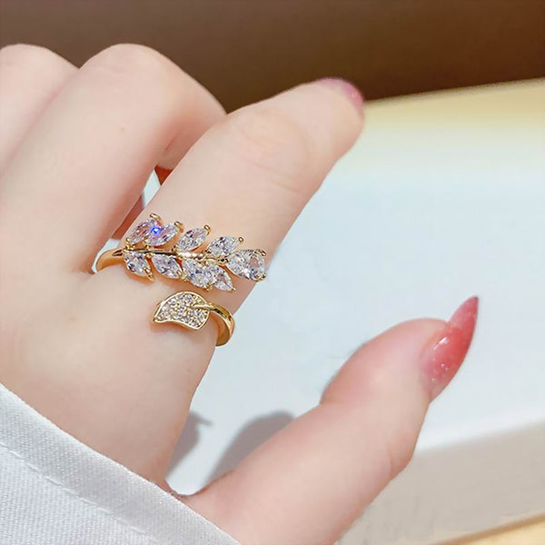 Leaf Rings Adjustable Ring