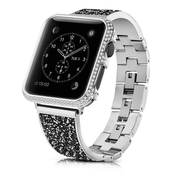 Diamond Metal Band Strap for Apple Watch