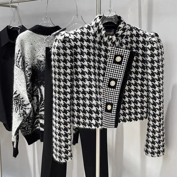 Luxury Brand Short Woolen Jacket