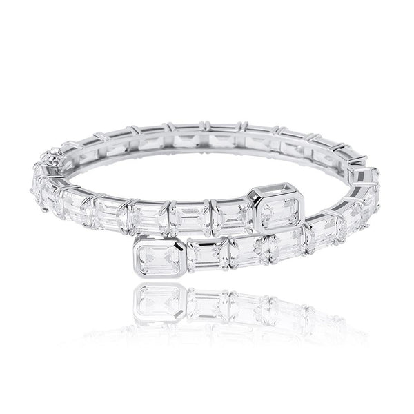 Square Baguette CZ Bracelet