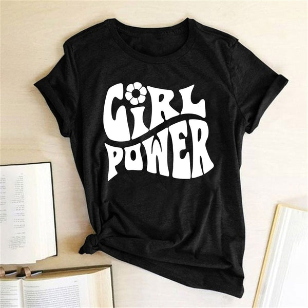 Girl Power Print Tees