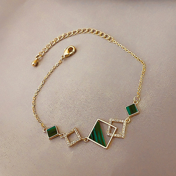 Exquisite Geometric Charm Bracelets