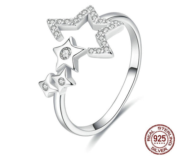 Luminous Star Adjustable Rings